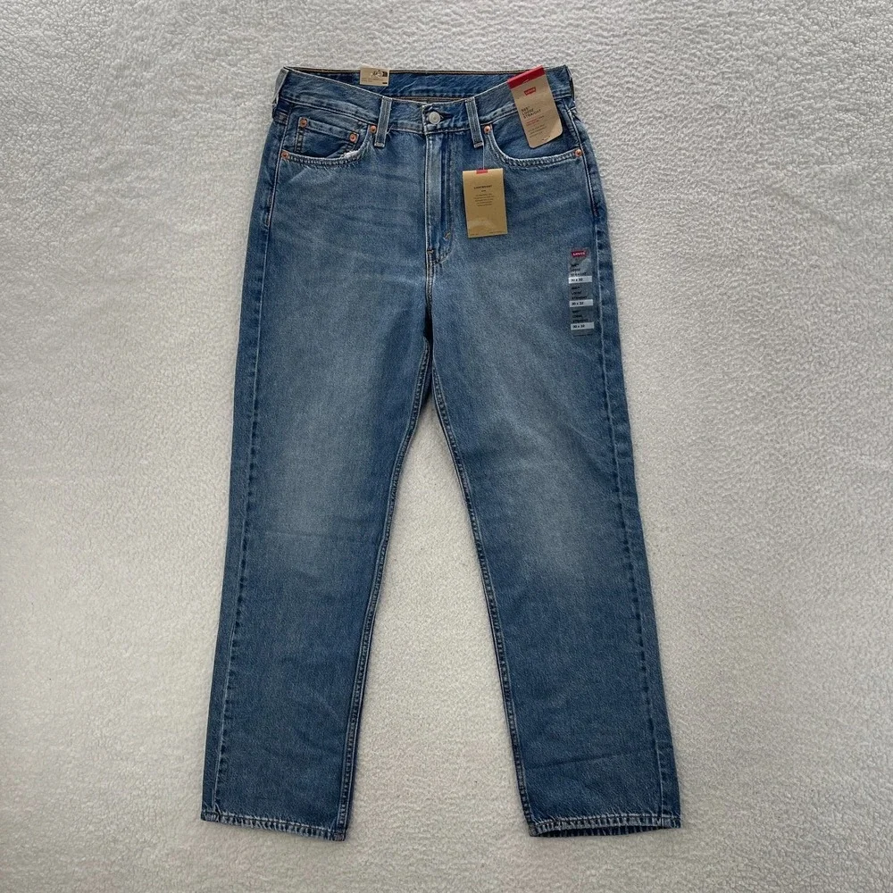 Levis 565 Jeans Mens 30x32 Blue Loose Straight Lightweight Denim Y2K Grunge NEW